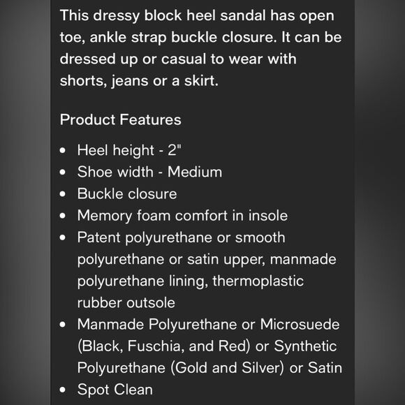 Sugar Noelle Low Patent Nude Open Toe Strappy 2 Inch Block Heels. 8. NEW IN BOX. - Picture 6 of 6